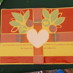 Vintage 1960's 1970's? 25 Paper Placemats Christian Love New in Package